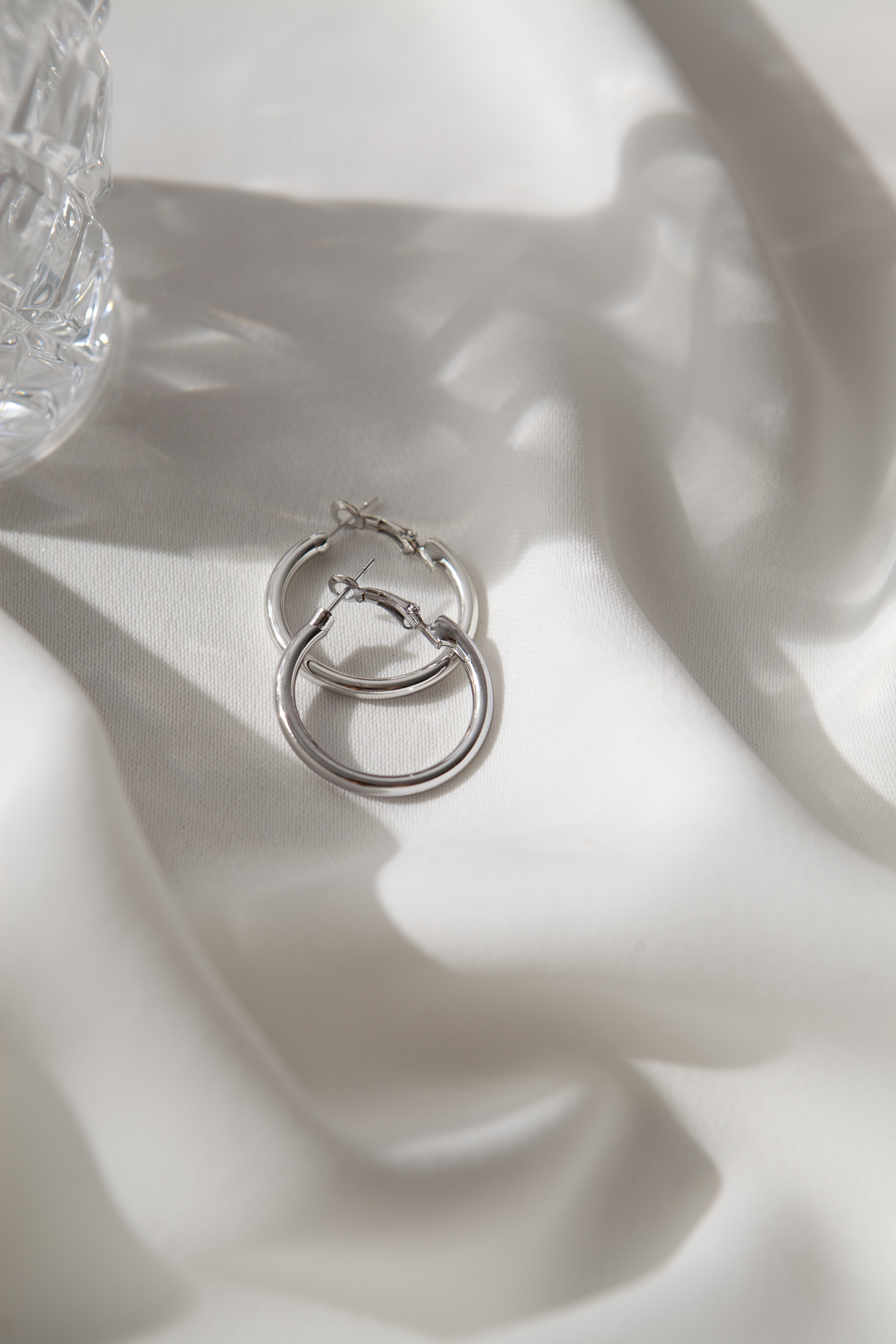 Basic Silver Hoops
